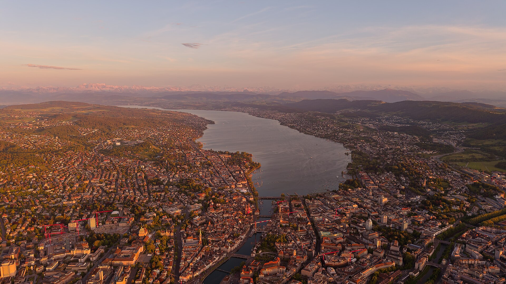 Landschaft in Zürich
