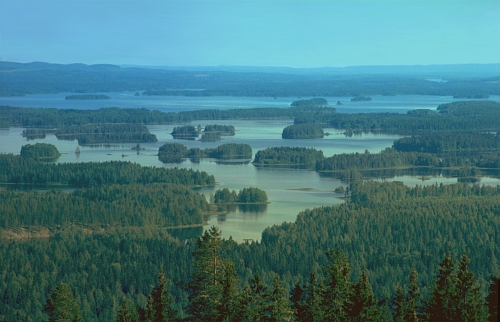 Landschaft in Finnland